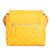 拉菲斯汀女士包包2014新款牛皮女包韩版菱格包单肩包斜挎包邮差包小包 来自星星的(柠黄色)第2张高清大图