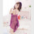 霏慕蕾丝紫纱性感睡裙 情趣内衣 性感吊带睡衣 9936(紫色)第3张高清大图