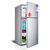 万爱BCD-102升冰箱 家用节能电冰箱 双门小冰箱冷冻冷藏冰箱(银色 双门)第3张高清大图