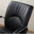 卡居皮质弓型椅KJY-07金属骨架会议椅(黑色 优质西皮)第2张高清大图