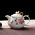 关耳窑  陶瓷功夫茶具盖碗套组(多彩牡丹)第3张高清大图