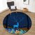 电脑椅专用地毯垫加厚珊瑚绒地毯 【款式随机发货】【直径100cm】第5张高清大图