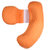 枕工坊第六代孕妇护腰枕ZGF-YF61(红橙色)第2张高清大图