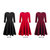 气质一字肩黑色连衣裙中袖2021年夏秋新款赫本中长款礼服红色裙子修身(黑色 XS)第10张高清大图
