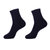 SUNTEK精梳棉男士纯色黑白色袜子婚纱拍照写真西装商务皮鞋绅士中筒袜女(男款（40-44码） 束腰长筒白色2双)第3张高清大图