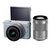 佳能（Canon）EOS M10 微型单电双头套机(EF-M 15-45mm+EF-M 55-200mm）(银色 套餐八)第3张高清大图