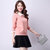 OopsCiah 韩版娃娃领毛衣 26801(粉色 XL)第4张高清大图
