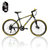 耐嘛山地车自行车男女款zxc禧玛诺双碟刹铝合金您的悍血宝马(黑色 高碳钢标配)第4张高清大图