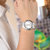 飞亚达(FIYTA) 手表男士石英表钢带镶钻透视底情侣腕表096(男款GJ096.WWW 其他)第5张高清大图