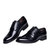 Jinho金猴 男士商务正装皮鞋 欧式系带男单鞋流行男鞋男鞋WX621(黑色 42)第5张高清大图