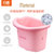 日康婴儿浴桶洗澡盆0-12岁粉色RK-X1002-2 国美超市甄选第4张高清大图