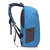 巴米克 双肩包男电脑包15寸15.6寸笔记本包女休闲旅行背包大中学生书包独特防盗设计 (蓝色)第4张高清大图