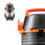 美的(Midea) VT12B1-FD 20升 桶式 吸尘器 干湿两用 橙(热销)第4张高清大图
