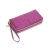 诗薇儿 新款女士钱包手包 双拉链钱包女长款 韩版女钱夹(14-GM91531V紫色)第2张高清大图
