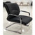 宏图景时弓形办公椅皮椅HTJS-Y029(黑色 02款)第3张高清大图