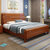 吉木多 橡胶木实木床新中式1.8米1.5米双人床经济型主卧婚床 颜色拍下备注(1.8*2米（雕花款） 单床)第2张高清大图