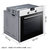 预售延迟发货西门子（SIEMENS）HB23AB522W 61升嵌入式电烤箱(不锈钢+黑色 嵌入式)第3张高清大图