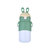 开学季网红兔子水杯316不锈钢儿童保温杯女生便携背带吸管杯(绿色（送3D贴纸）)第6张高清大图