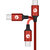 秋叶原（CHOSEAL）安卓数据线手机充电线Micro数据传输线USB充电器电源线 0.5米 红色 QS6802RT0D5第5张高清大图