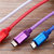 雨花泽 Micro USB金属头渔网数据线 安卓充电线 适于三星/小米/魅族/索尼/HTC/华为紫色 MLJ-6985第5张高清大图
