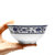 德化白瓷餐具套装9款可选8头家用碗碟套装情侣简约碗盘餐具(8头紫藤花)第5张高清大图