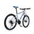 菲利普山地车双碟刹自行车21速越野学生变速男女式山地自行车单车 ATX777(白蓝 24寸辐条轮)第5张高清大图