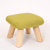 缘诺亿 蘑菇创意换鞋凳儿童矮凳四脚方凳可拆洗家居凳实木卡通凳ht-005#(格子 24小时内发货)第3张高清大图