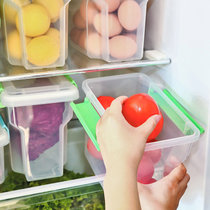 爱丽思IRIS 日本冰箱内密闭食品水果保鲜盒冷藏收纳盒 长方形有盖(2L/浅绿色)