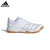 Adidas阿迪达斯春夏新款羽毛球鞋男休闲运动鞋女轻便透气减震软底跑步鞋(D97697白色 43)第3张高清大图