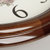 汉时（Hense） 钟表14英寸实木挂钟欧式田园风格时尚静音挂表创意客厅时钟石英钟表HW17(棕色外框印花钟面)第5张高清大图