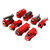 酷米 儿童玩具男孩消防车玩具挖掘机推土车仿真模型套装 8只装送儿童生日礼物KM3048 红色(红色 版本)第5张高清大图