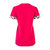 Burberry女士短袖圆领弹力T恤格子棉质混纺袖口女上衣 3975968XS红 时尚百搭第3张高清大图