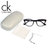 Calvin Klein卡尔文克莱恩眼镜架板材男女圆框复古眼镜框CK5860(黑色 51mm)第5张高清大图