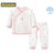 巴拉巴拉男童套装2018新款儿童秋装两件套婴儿睡衣空调服宝宝衣服(59cm 灰红色调)第3张高清大图
