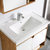 凯鹰 304不锈钢北欧现代简约浴室柜组合套装洗手脸盆洗漱台面盆柜YK9963(80CM带镜柜)第3张高清大图