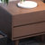 一米色彩 床头柜 实木 橡胶木 北欧储物柜 日式小床边柜 卧室家具(胡桃色)第4张高清大图