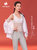 【金晨同款】hotsuit后秀运动文胸春季新款内衣高强度健身拉链bra(银白色 XXXL)第2张高清大图