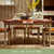 家具长方形木质歺桌子餐台家用美式乡村小户型餐桌椅组合BE1R(BE1R-B长餐桌(长约1.4米))第3张高清大图