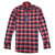 雅戈尔男士保暖衬衫2014专柜*格子保暖长袖衬衫(蓝红格子-14165 43)第2张高清大图