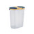 食品级密封罐五谷杂粮收纳盒塑料分格厨房豆子干货瓶粮食储物罐子(两格小号-灰色2个装)第5张高清大图