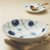 日本进口Aito日式餐具美浓烧水玉格子碗盘釉下彩陶瓷汤碗面碗饭碗(浅钵 默认版本)第3张高清大图
