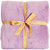 嘉博（JIABO） 加厚保暖菠萝格网眼居家素色毛毯贝贝绒四季盖毯(浅紫)第4张高清大图