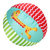 费雪宝宝初级训练球五合一套装 婴幼玩具球小皮球F0906 国美超市甄选第3张高清大图