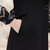 婉荷2018春装新款中老年女装妈妈装条纹连衣裙两件套时尚韩版系带打底裙长款西装马甲套装女(红彩纹 XL)第4张高清大图