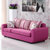 阿诗兰 家具 客厅小户型布艺沙发 宜家创意沙发 布沙发可拆洗 现代时尚沙发组合 A9008(玫紫色 全套组合三人位+脚踏(可拆洗))第2张高清大图