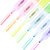 得力(deli) S628 6色荧光笔 重点醒目标记笔 水性彩色手帐用记号笔6支/袋第3张高清大图