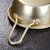 韩式米酒碗金色铝碗黄酒碗带把手调料碗饭店专用碗热凉酒碗料理碗(【带柄】300ml米酒碗（304银）)第4张高清大图