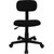 【空白格】秘书椅出口尾单电脑椅职员办公椅可升降旋转椅子儿童成长椅(黑色)第2张高清大图