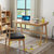 恒兴达 日式北欧实木书桌现代简约家用台式橡胶木电脑桌椅抽屉写字办公台(原木色 单书桌)第2张高清大图