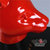 中国龙瓷德化白瓷 *陶瓷工艺品瓷器 陶瓷装饰 中国红艺术礼品摆件 十二兽首-红（兔首）ZGH0188第2张高清大图